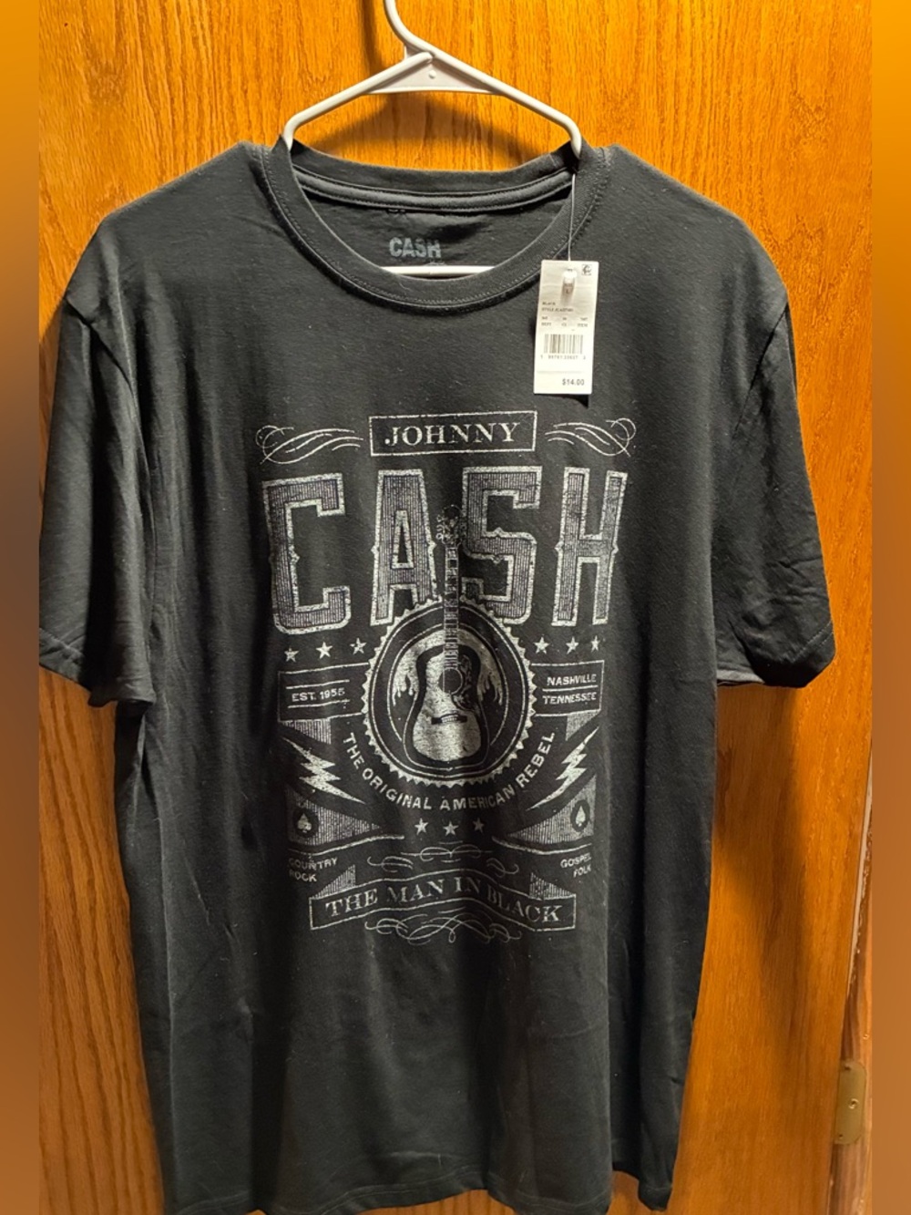 LG Black Johnny Cash Graphic Tee